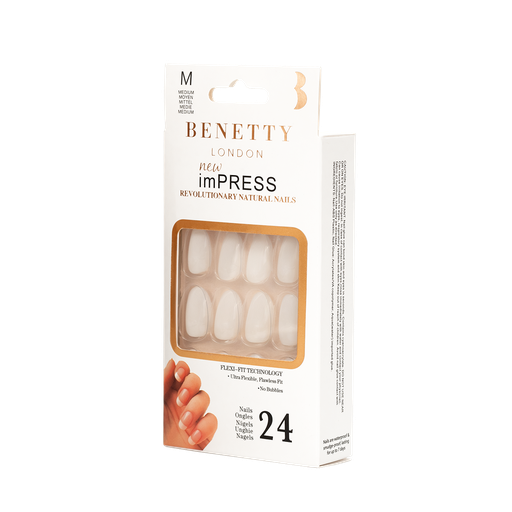 [F15-30-ap] WHITE LUXURY NAILS